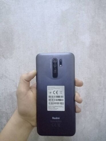 işlənmiş telefonlar redmi: Xiaomi Redmi 9, 32 GB, rəng - Qara, 
 Barmaq izi