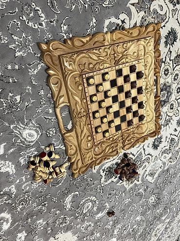 нарди руль: ♟️ Шахматы, шашки и нарды 3 в 1 — ручная работа Продам деревянный — 4