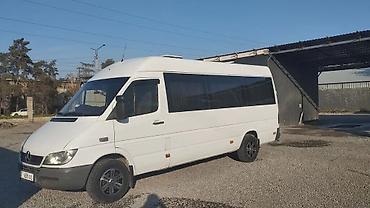 Аренда пассажирского буса: Микроавтобус Mercedes-Benz Sprinter (длинная база, высокий потолок) — 1