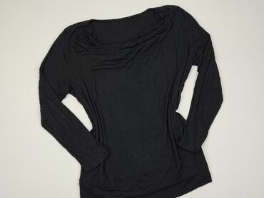 czarne bluzki z wiskozy: Bluzka Damska, M, stan - Bardzo dobry