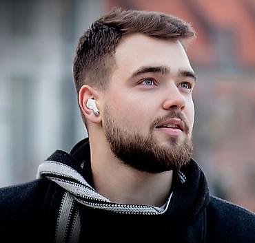 air iphone: Беспроводные гарнитуры, Hoco, Новый, цвет - Черный — 9