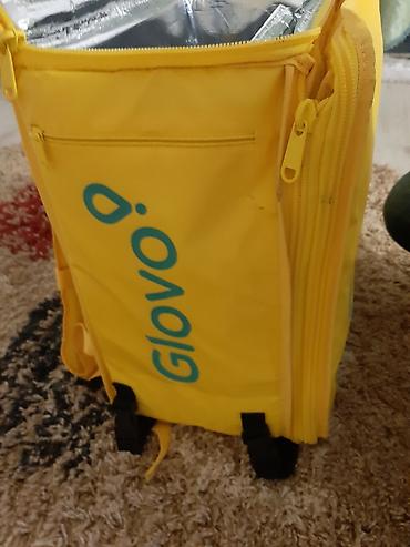 repom: Nova glovo torba sa Etiketom Glovo termo torba za isporuke – žuta - — 5