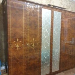 Спальные гарнитуры: Спальный гарнитур, Б/у, Односпальная кровать, Двуспальная кровать, Шкаф, Италия, Дерево, Самовывоз — 1