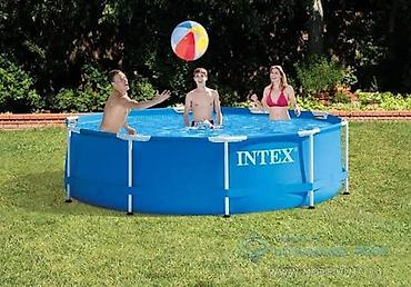 Спорт и отдых: Остались большие размеры Каркасные бассейны INTEX для дачи и сада — 4