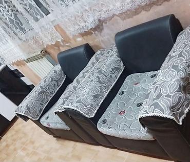 genc mebeli: İşlənmiş, Divan, 2 kreslo, Bazasız, Açılan — 2