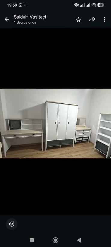 uşağ kravati: Turkiye istehsali genc yataq desti 890 manat.Catdirilma odenisle.Olcu — 10