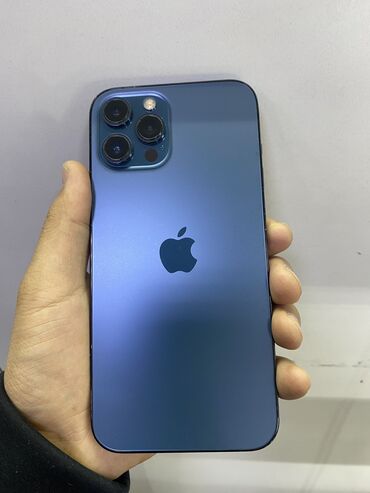 Apple iPhone: IPhone 12 Pro Max, Б/у, 128 ГБ, Защитное стекло, Чехол, 87 %