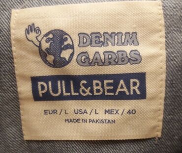 pull and bear: Cinslər Pull and Bear, L (EU 40), rəng - Mavi
