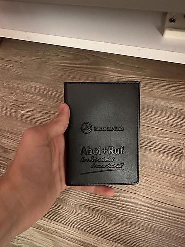 stepler böyük: Mercedes-Benz loqolu Abel+Ruf avtomobil sənədləri üçün qab - — 1