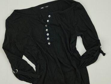 czarne obcisła bluzki z długim rękawem: Women's blouse, SinSay, Size M (EU 38)