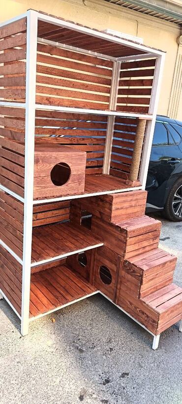 Yuvalar: Pişik evləri sifarişlər həm ev üçün həm heyət üçün ölçüsünə və — 11