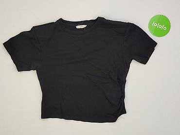 bluzki czarne basic: T-shirt damski, rozmiar M — 2