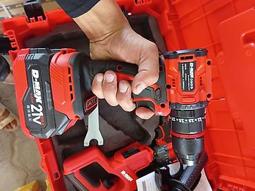Другие инструменты: Аккумуляторный набор электроинструментов D-MAX + гайковерт BHD Состав — 20