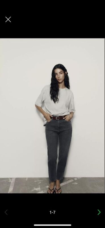 женские белые джинсы стрейч: Джинсы и брюки, Б/у