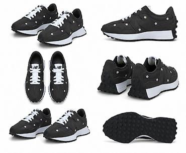 air max 90: New Balance patike – crne sa floralnim detaljima - Model sa niskim — 1