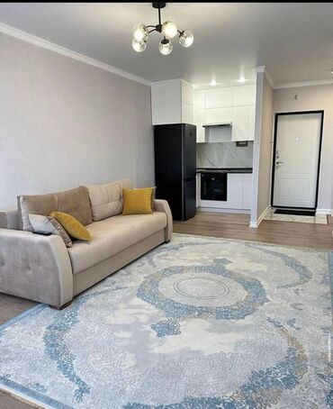 бишкек квартира на долгий срок: Студия, Агентство недвижимости, Без подселения, С мебелью полностью