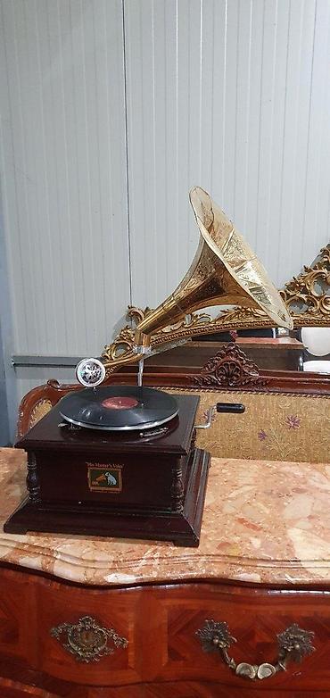 forma ideale tabure: Gramofon sa trubom na navijanje (KAO NOVO) Gramofon sa trubom u — 2