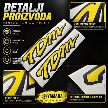 yamaha mx 50: Yamaha TDM Nalepnice – Set 2 Komada - 2956 Yamaha TDM nalepnice – set — 3