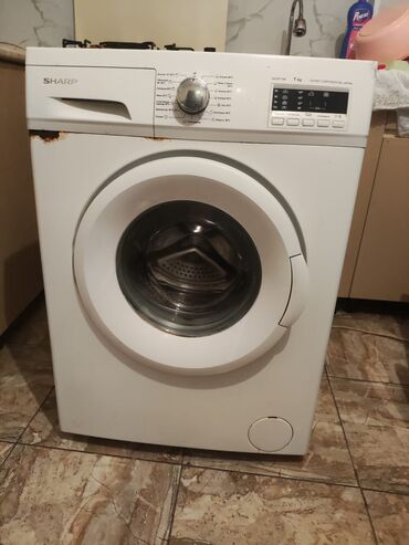 Paltaryuyan maşınlar: Paltaryuyan maşın Sharp, 7 kq, İşlənmiş, Qurutma var, Ünvandan götürmə