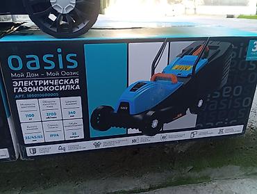 9500: Газонокосилки электрические OASIS две модели 1100 ватт бак 35 литров — 8