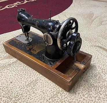 Mexaniki tikiş maşını – əl qolu ilə işləyən klassik model — 3
