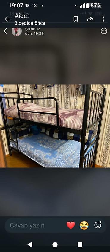Oğlan və qız üçün, İşlənmiş, Çarpayı, Matras ilə