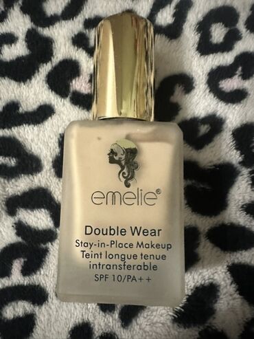 чехол с помадой: Тональный крем emelie Double Wear Новый в коробочке. - Тип: стойкий