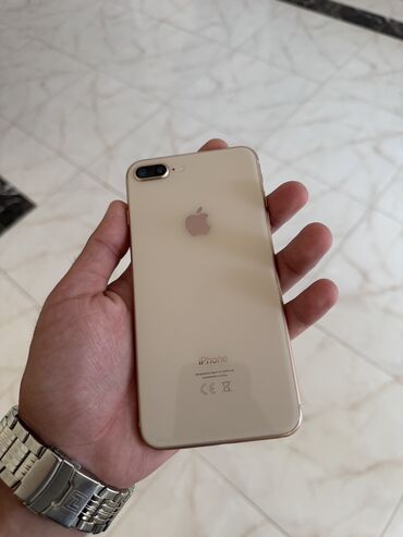 Apple iPhone: IPhone 8 Plus, 64 GB, Rose Gold, Barmaq izi, Simsiz şarj