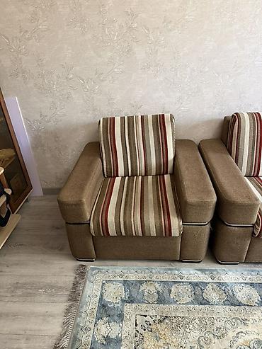 спальный гарнитур токмок: Продаётся комплект мягкой мебели: диван + 2 кресла — 30 000 сом! — 3