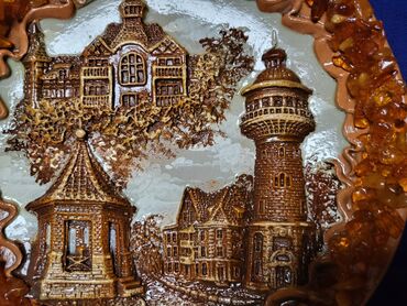 Slike i ramovi: Tanjir za zid nov,vintaz ruski kompletan rucni rad. Tanjir — 6