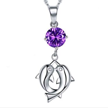 srebrni nakit cena: Pendant necklace, Material: Cubic zirconia