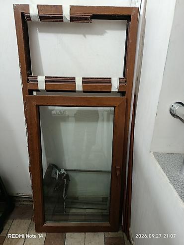 PVC pəncərə çərçivəsi və şüşə paket - Material: PVC profil, taxta lalafo.az -da PVC pəncərə çərçivəsi və şüşə paket - Material: PVC profil, taxta