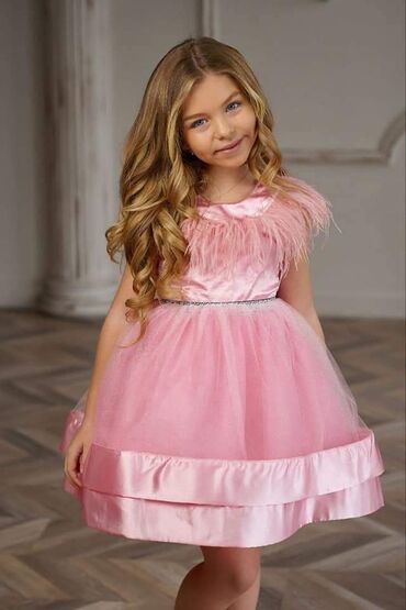 Haljine: Predivne haljinice saten, til, perje, šljokice, za princezice od — 1