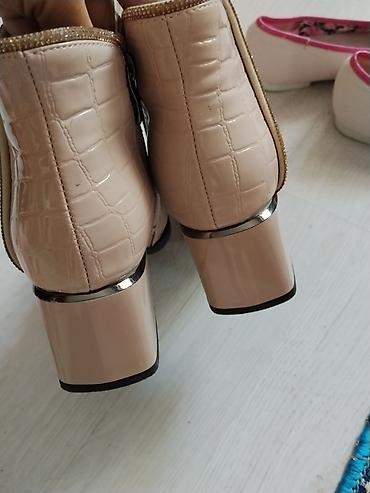 foot patch: Женские ботильоны - Цвет: нюд/бежевый - Материал верха: лаковая — 4