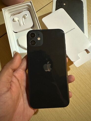 Информатика: IPhone 11, 128 ГБ, Черный, Гарантия, Face ID, С документами
