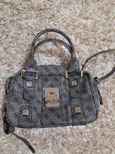 Torbe: Torba za rame, Guess, Materijal: Platno — 2