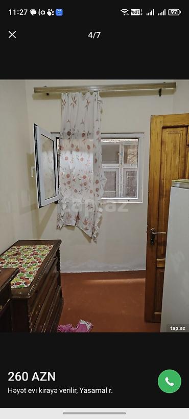 nerimanovda evler: Yasamal r-nunda həyət evi kirayə verilir – 260 AZN. Kommunal ödənişlər — 3