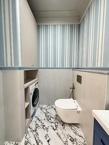 kant flat: 2 комнаты, 48 м², Асанбай мкр Элитка, 2 этаж, Дизайнерский ремонт — 9