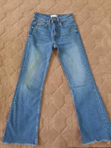 cins şalvar modelleri: Zara göy jeans 34 razmer 10 manat