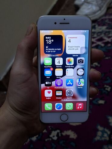 internet qiymetleri: IPhone 7, Qızılı, Barmaq izi