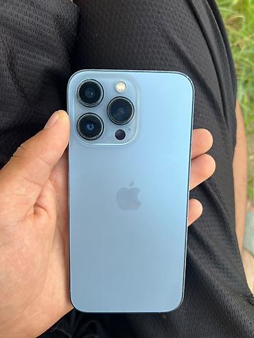 с мыкан: IPhone 13 Pro, Б/у, 128 ГБ, Sierra Blue, 75 % — 3