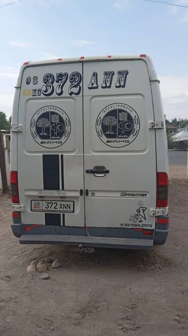 наклейки для машины: Mercedes-Benz Спринтер: 1998 г., 2.9 л, Механика, Дизель, Фургон