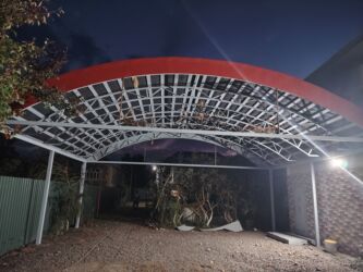 Naveslər, markizlər: 🛠️ Dəmir Konstruksiya Naveslərin Hazırlanması və Quraşdırılması — 10