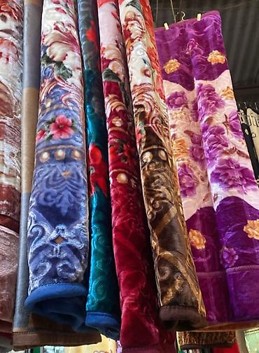 fabric case: Пледы из мягкого велсофта/микрофлиса с тиснённым узором полуторки — 6