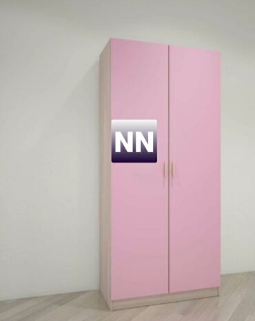 Детские шкафы: Новый, Для девочки и мальчика, Прямой шкаф, 2 двери, Распашной, Без зеркала, Турция