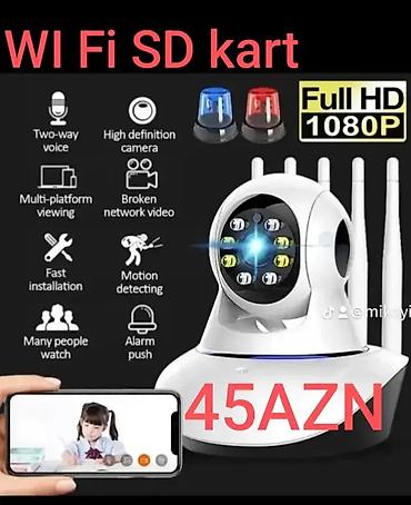 smart camera: Smart WiFi Kamera – 1080p Full HD - PTZ texnologiyası: uzaqdan — 8