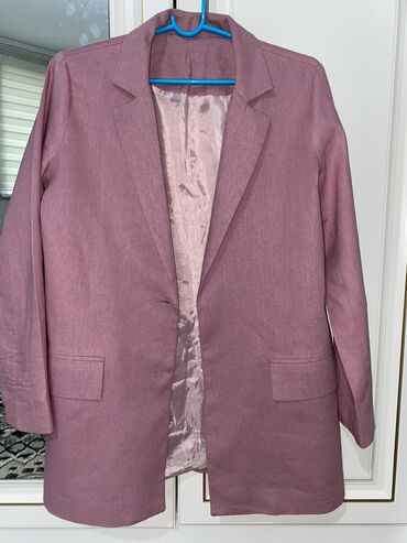 пиджак голубой: Пиджак, Классическая модель, Made in KG, 3XL (EU 46)