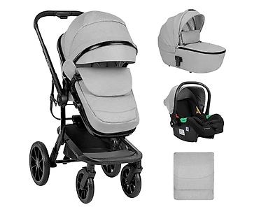 cena torbe: KIKKA BOO Kolica IRENE premium 3u1 set sa I-Size autosedištem i tvrdom — 1