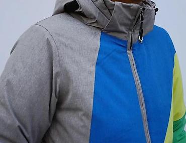 Zimske jakne: Ženska/zimska jakna sa kapuljačom – višebojna - Dizajn: geometrijski — 12