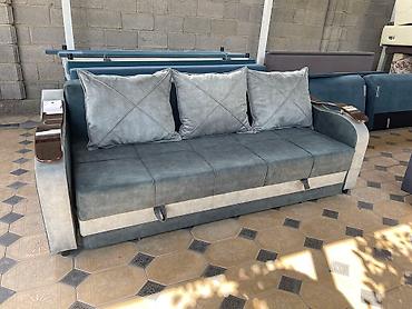 Угловые диваны: Мебель Бишкек диван кровать размер 2.20 рабочих мест 1.90 спальных — 4